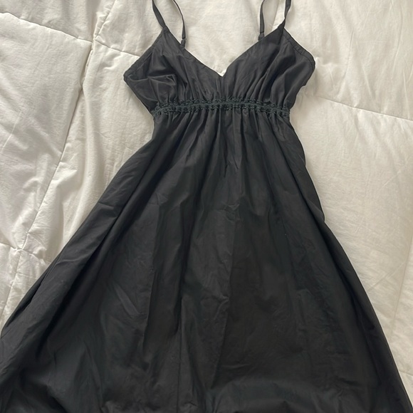 Piccinini black bubble dress with lace trim! - Picture 1 of 5